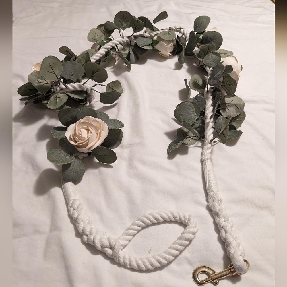 Flower Dog Leash (Wedding)